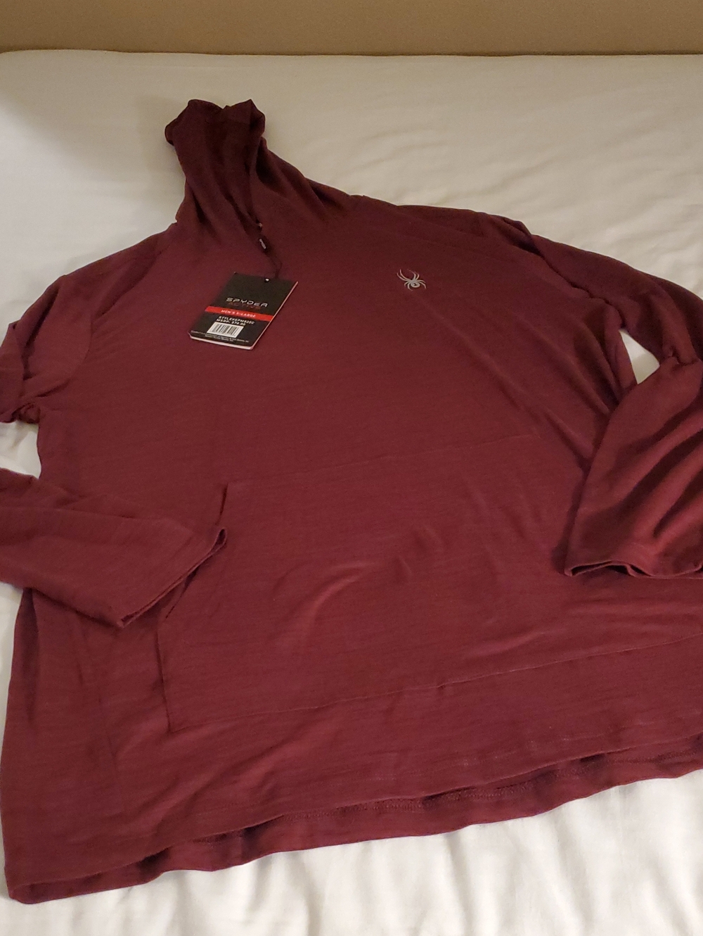 Spyder Burgundy Pullover Hoodie